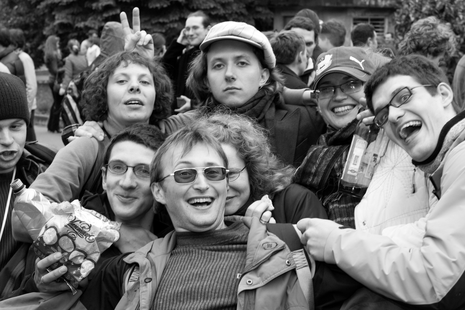 Еще раз КУЧА. Мамоша, Евгеша, Нина, LM, Большая Маша, Татьяна, Леша и Вася