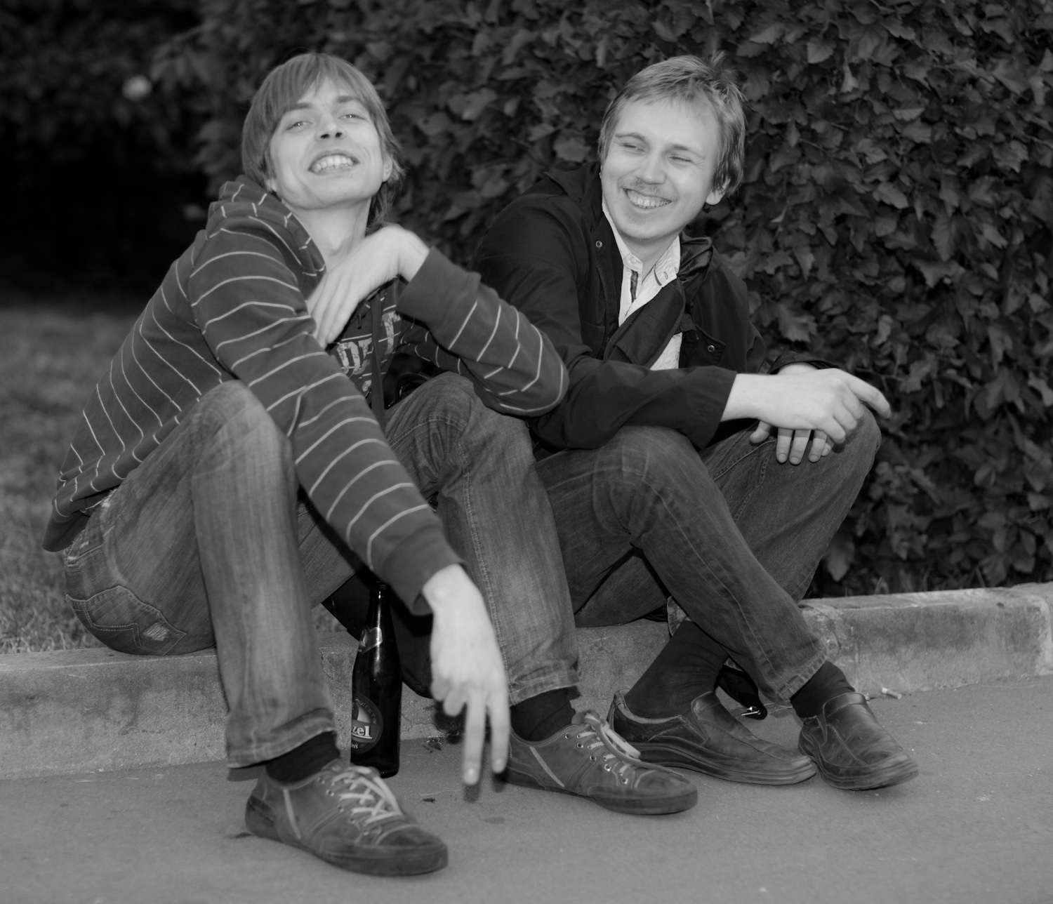 Кузя с аспирантом.