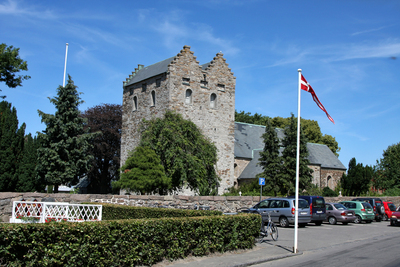Борнхольм, Церковь в Окиркеби. Church of Aakirkeby, La iglesia de Aakirkeby