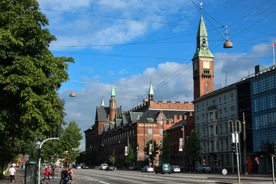  Копенгаген, ратуша Copenhagen, town hall.