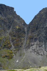 Перевал Щель. Вид на перевал с северной стороны