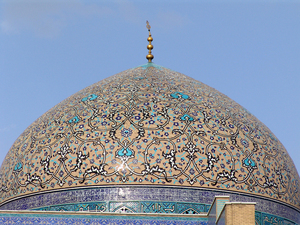 Исфахан, купол мечети Шейха Лютфаллы.
