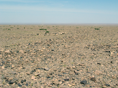 Пустыня недалеко от Захедана.