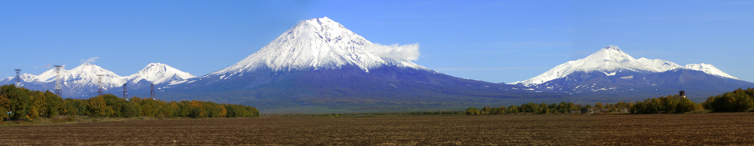 Авачинский вулкан панорама