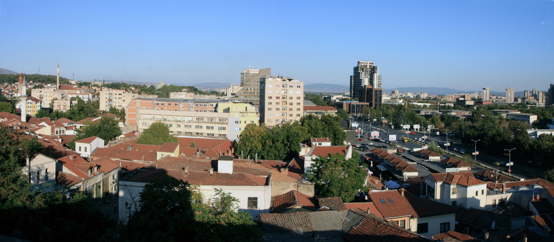 Скопье, вид из крепости.
