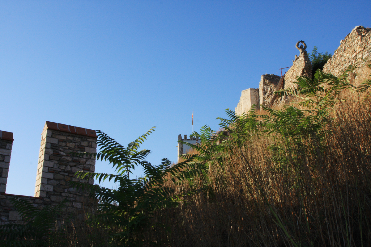 Руины крепости.