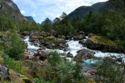 Норвегия, Мёре-о-Ромсдал, Гудбрандхюве. Norway, M&#248;re-og-Romsdal, Gudbrandsjuvet