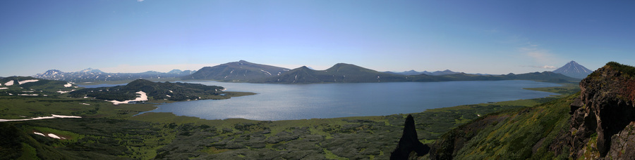 Толмачевское озеро в августе.