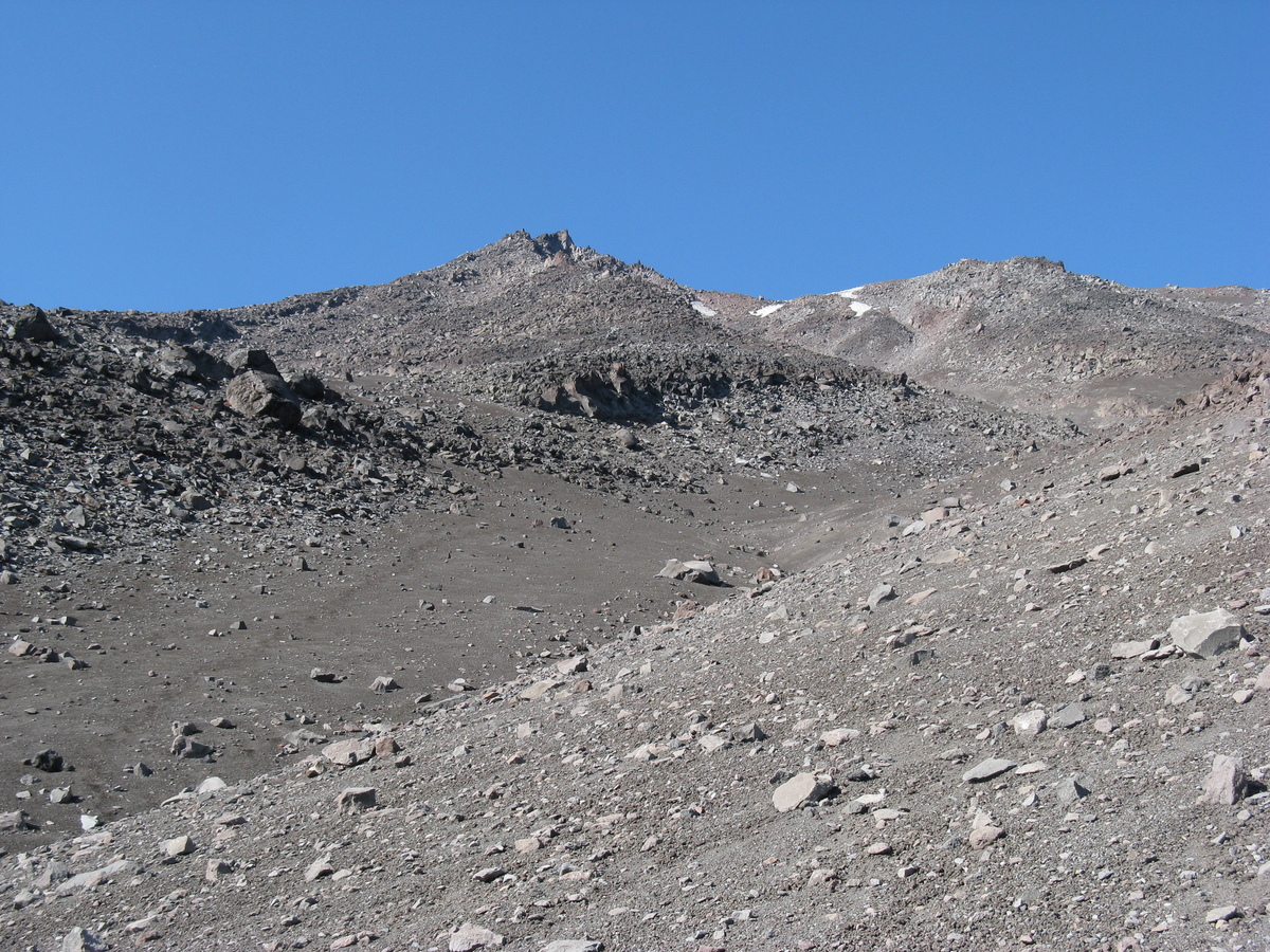 Южный склон Козельского вулкана. Путь спуска