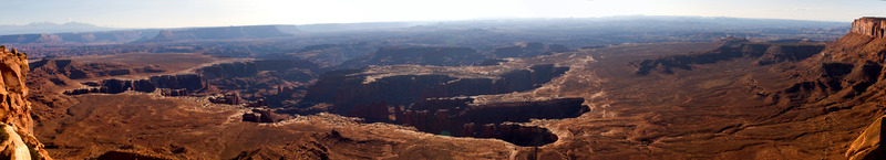 Панорама каньона Green River - другой участок.
