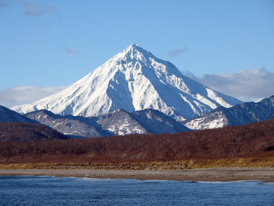 Вилючинский вулкан, вид с С-В.